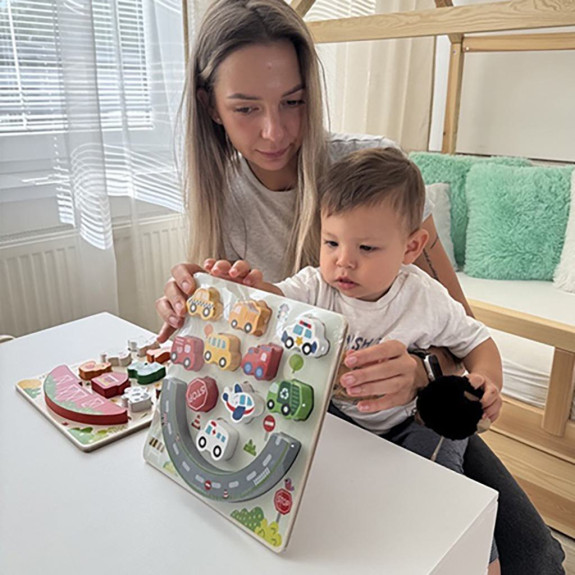 Balančné puzzle City 2 v 1 2Kids Toys
