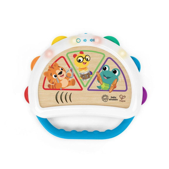 Hračka hudobná tamburína Tap & Shake ™ Magic Touch ™ Hape 6 m + Baby Einstein