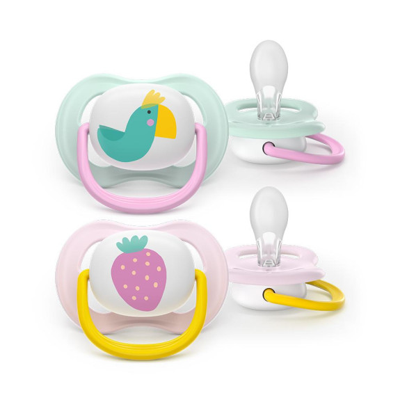 Cumlík Ultra air obrázok 0-6 m dievča, 2 ks Philips Avent