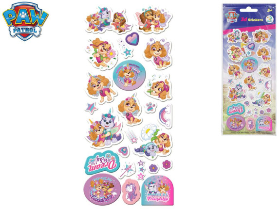 Paw Patrol sada 3D samolepiek