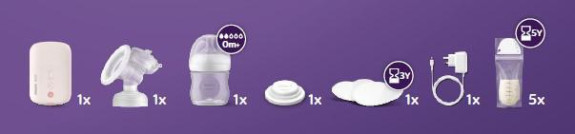 Odsávačka materského mlieka elektrická SCF395/31 Philips Avent