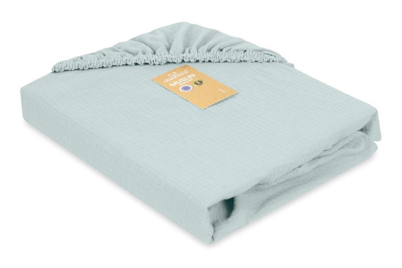 Mušelínové prestieradlo s gumou 60 x 120 cm BabyMatex