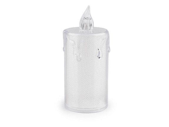 LED sviečka na baterky O3,6 cm 1 ks