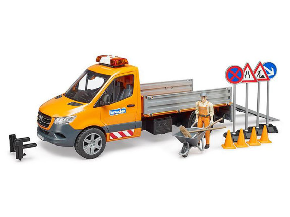 Bruder auto cestnej služby MB Sprinter 40 cm so svetlom a zvukom s doplnkami