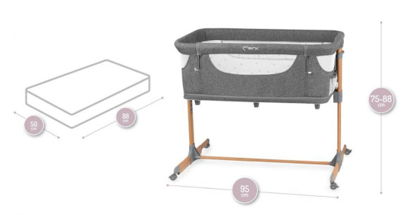 Postieľka Smart bed 4 v 1 MoMi
