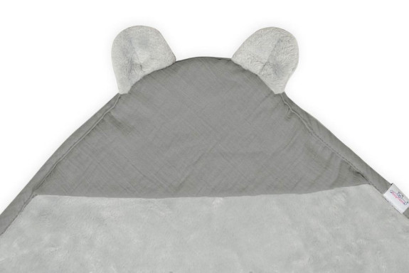 Deka s kapucňou Koala mušelínová 95 x 95 cm Babymatex