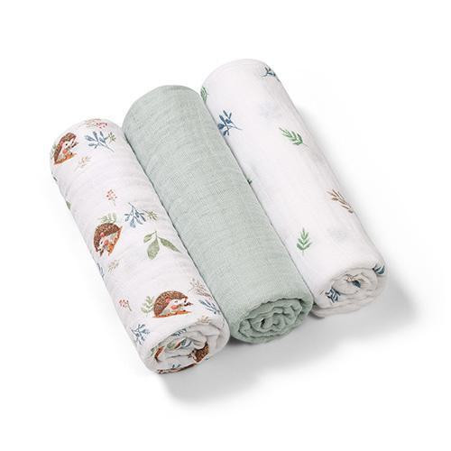 Mušelínové plienky Super Soft ružové 3 ks 70x70 cm BabyOno