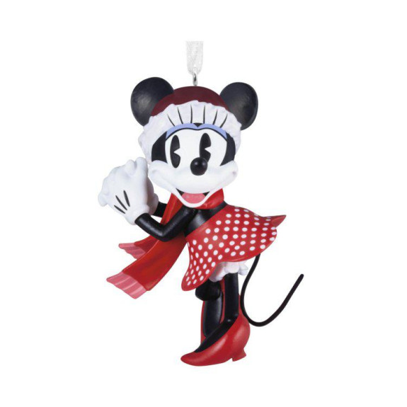 Vianočná ozdoba - Vianočné Minnie Mouse Albi