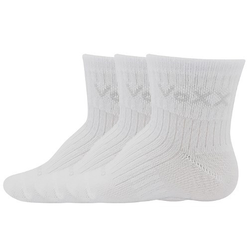 Ponožky dojčenské bambusové Bambík bielej (3 páry)