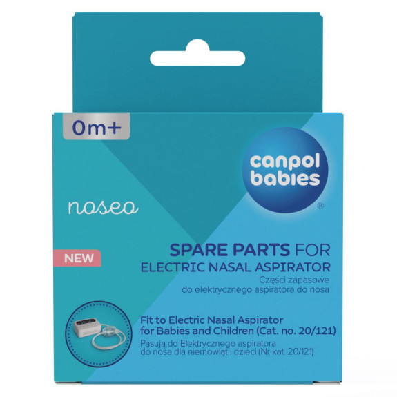 Náhradné diely k elektrickej nosnej odsávačke Noseo Canpol babies