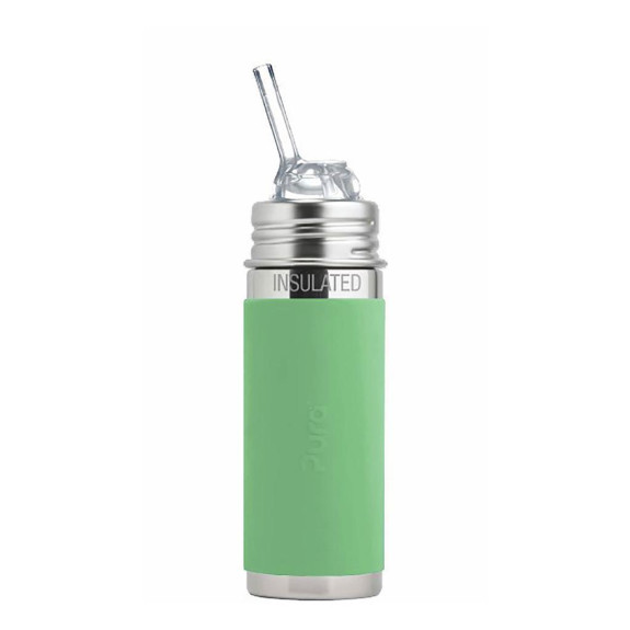 Detská fľaša Termo so slamkou 260 ml Pura