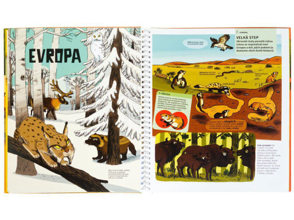 Môj veľký atlas zvierat Eric Mathivet