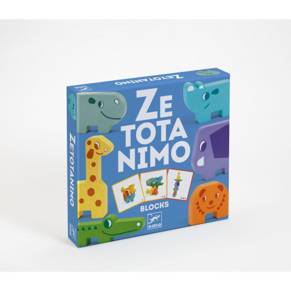 Djeco Puzzlové kocky zvieratká zo Zoo