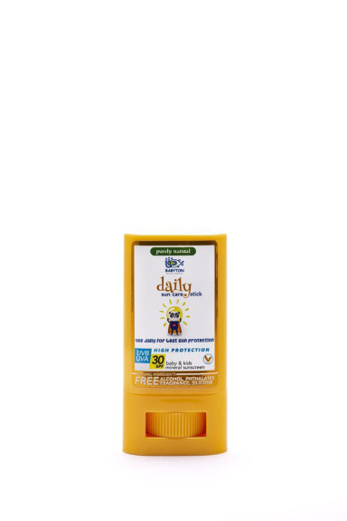 Prírodný opaľovací krém v tyčinke SPF 30 20 gr Babyton
