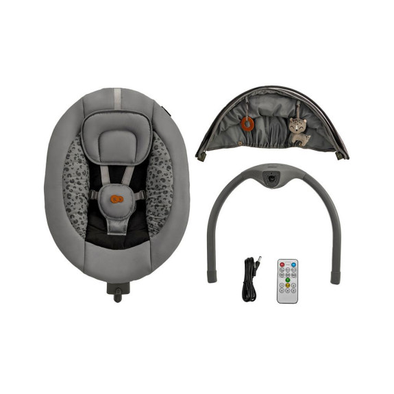 Lehátko hojdacia s melódiou 2 v 1 Lumi, do 9 kg, Premium Kinderkraft