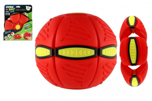 DiskLopta Hoď disk, chyť loptu! plast 22 cm