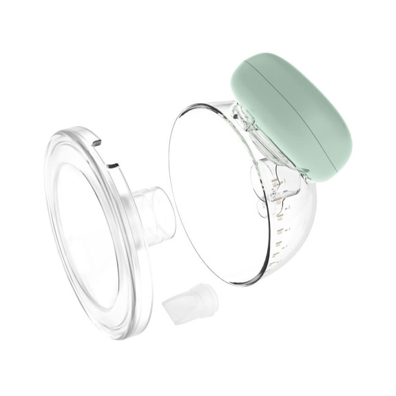 Odsávačka mlieka Ovio Twin Duo bezdrôtová hands-free mušľová 3-fázová s aplikáciou Neno