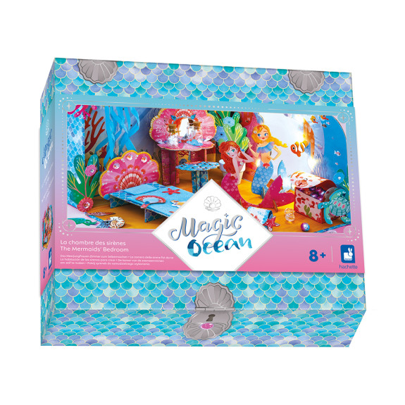Kreatívna súprava DIY Vyrob si sám 3D Spálňa morskej panny Magický oceán Atelier Janod