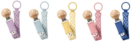Klip na cumlík BIBS Paci Braid