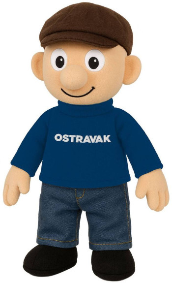 Panáčik Ostravak 32 cm hovoriaci po ostravsku 0 m+