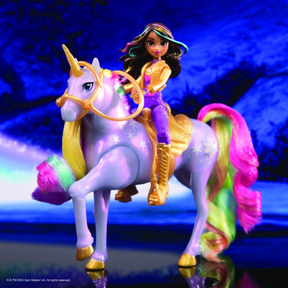 Unicorn academy svetelný jednorožec a figúrka Sophia & Wildstar 11 cm