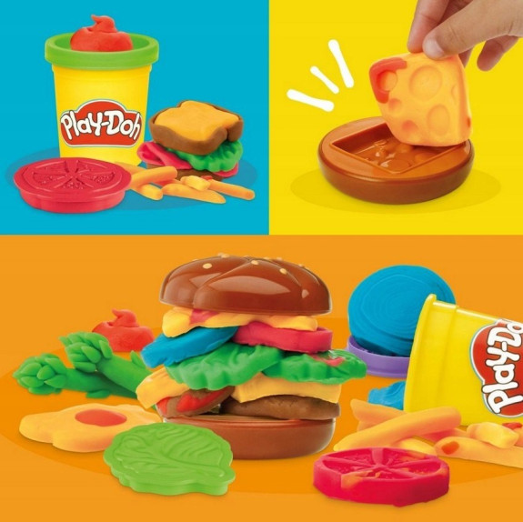 Malé lahôdky, hamburger PlayDoh