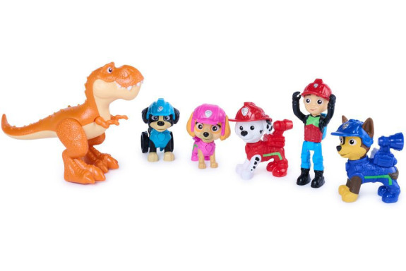 Tlapková Patrola Dino Multibalenie Figúrok 6 ks