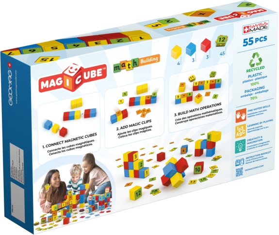 Geomag Magicube Math 55 dielikov