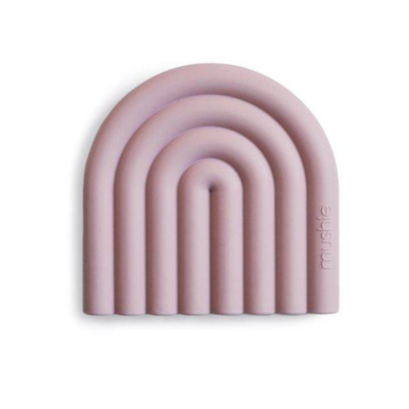 Silikónové hryzátko Mushie Rainbow