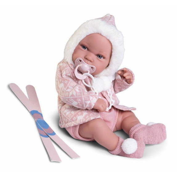 Realistická bábika bábätko s celovinylovým telom 42 cm Pipa 50406 Antonio Juan