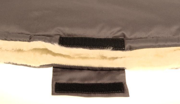 Merino rukávnik na kočík z ovčej/ťavej vlny na zips 30 x 50 cm