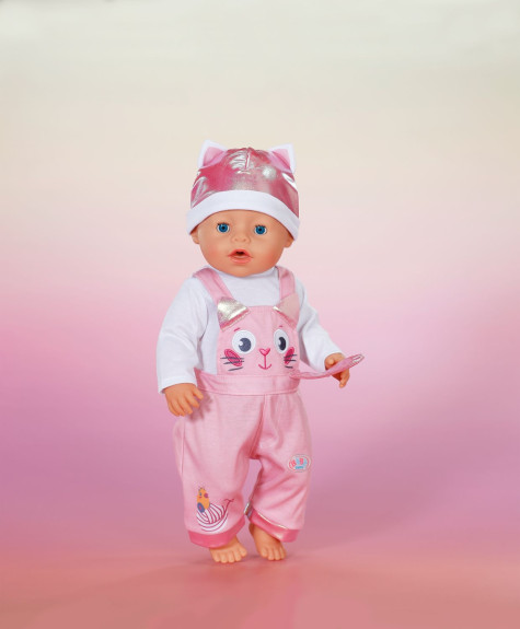 Baby born Overal s čiapočkou 43 cm