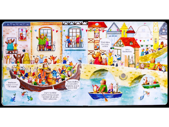 Orchester zvieratiek hrá Beethovena Sam Taplin, ilustrácie Ag Jatkowska