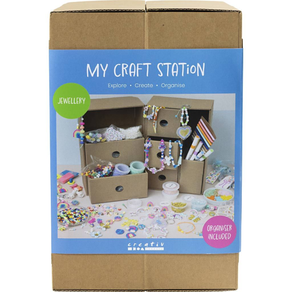 Kreatívna sada Maxi box so zásuvkami Šperky Creativ Company
