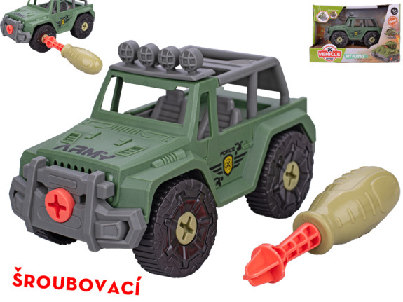 Auto terénne vojenské skrutkovacie 13,5 cm na voľný