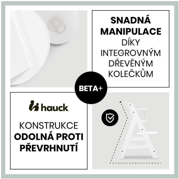 Drevená stolička Beta+ B Hauck