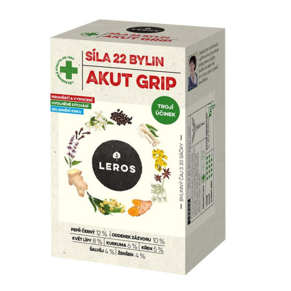 Sila 22 bylín Akut grip Leros