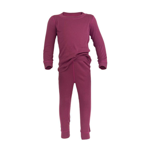 Dievčenská funkčná rýchloschnúca bielizeň - set tričko a nohavice fuchsia Pidilidi