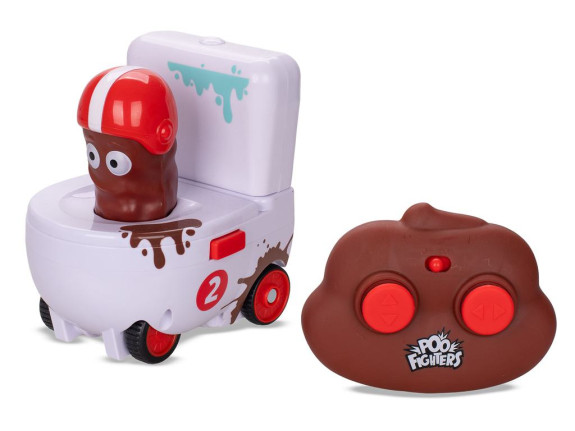 Poo Fighters R/C súboj záchodov 2 ks 12 cm 2,4 GHz plná funkcia na batérie