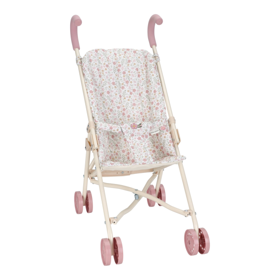 Kočík pre bábiky golfky skladacie Soft Flowers Little Dutch