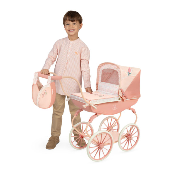 Kočík pre bábiky hlboký Tulipe 68 cm DeCueva