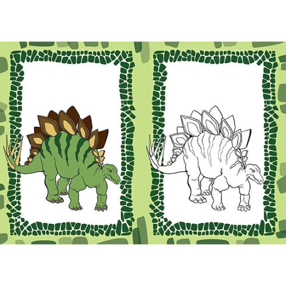 Maľovanky A5 Dinosaury