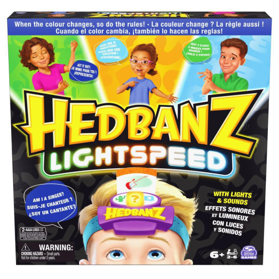 Spoločenská hra Hedbanz lightspeed