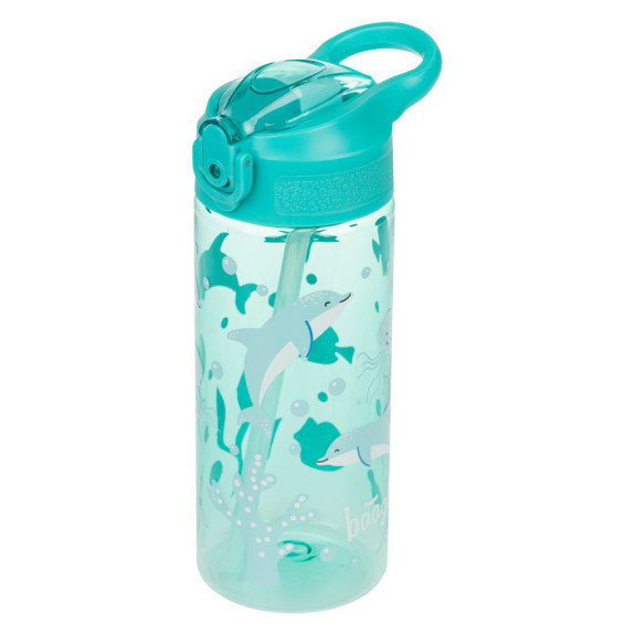 Tritánová fľaša na pitie so slamkou 500 ml Baagl