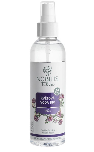 Kvetová voda BIO Ruža 200 ml - plastová fľaša Nobilis Tilia