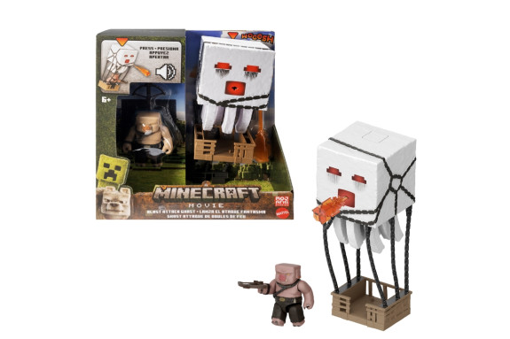 Minecraft movie akčná figúrka blast attack ghast 25 cm