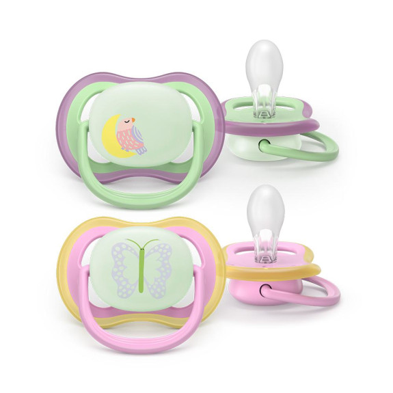 Cumlík Ultra air nočné 6-18 m dievča, 2 ks Philips Avent
