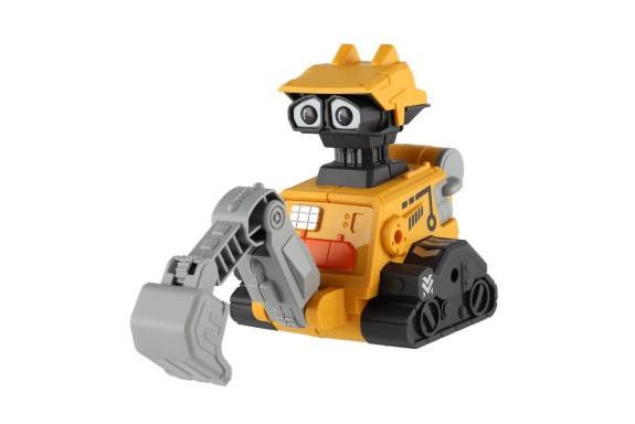 Robot vesmírny Stlač a choď plast 14 cm na zotrvačník