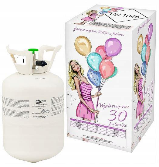 Helium na 30 balónikov
