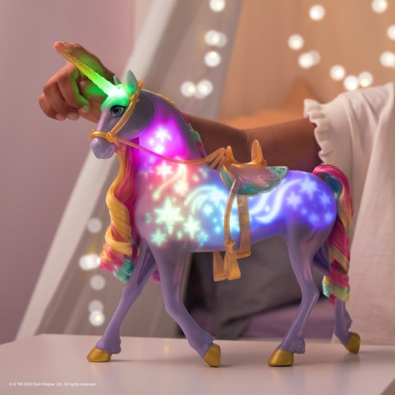 Unicorn academy svetelný jednorožec Wildstar 28 cm